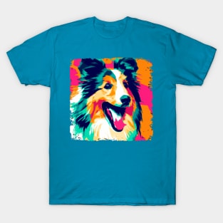 Shetland Sheepdog Pop Art - Dog Lover Gifts T-Shirt